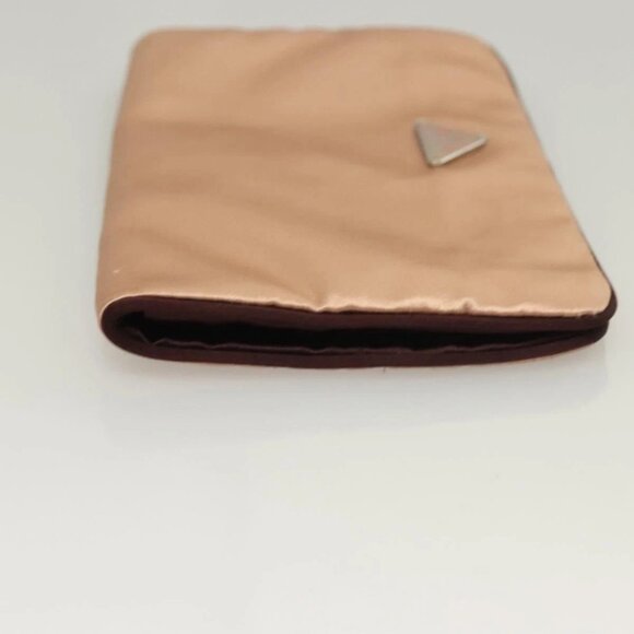 PRADA Pouch Satin Beige Auth 129577 - Picture 4 of 16